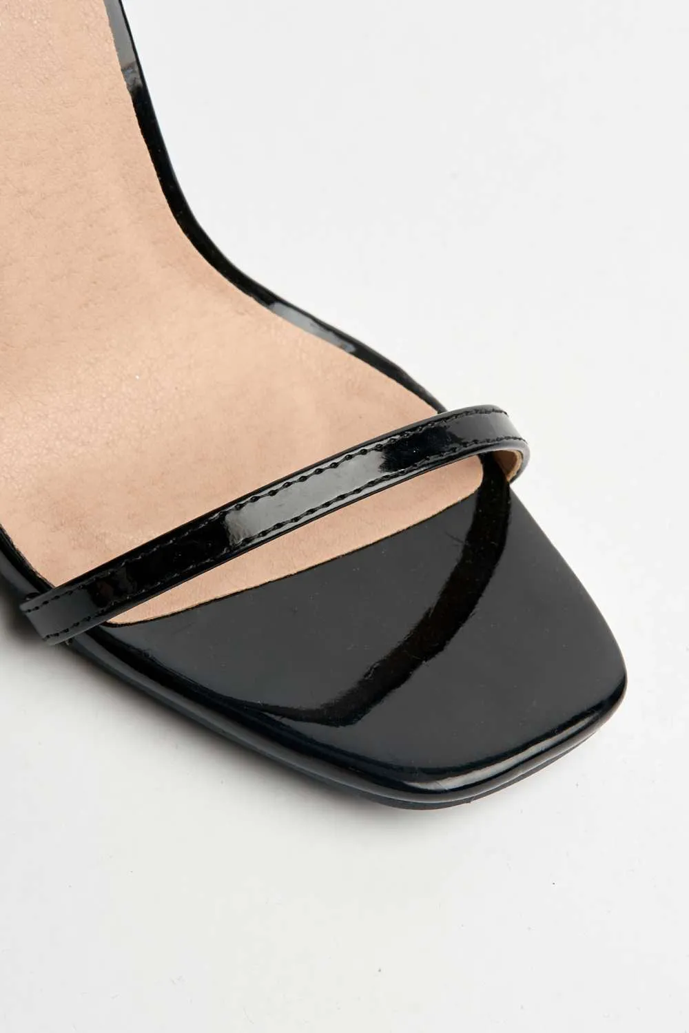 Lavz Ankle Strap Heels in Black